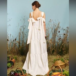 SISTER JANE Ammi ivory jacquard dress